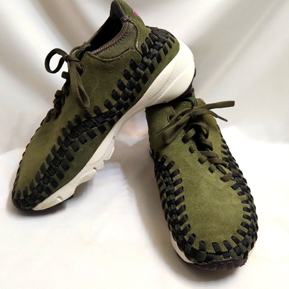 Nike Air Footscape Woven Chukka Cargo Khaki Shoes (M Size 7.5) - Picture 7 of 15